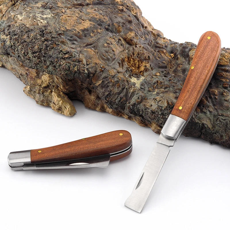 Description Picture 3 of itemNew Foldable Grafting Cutter Gardening Pruning Knife Tools Bonsai Grafting Pruning Hand Cutting Garden Pruning Seedling Tree