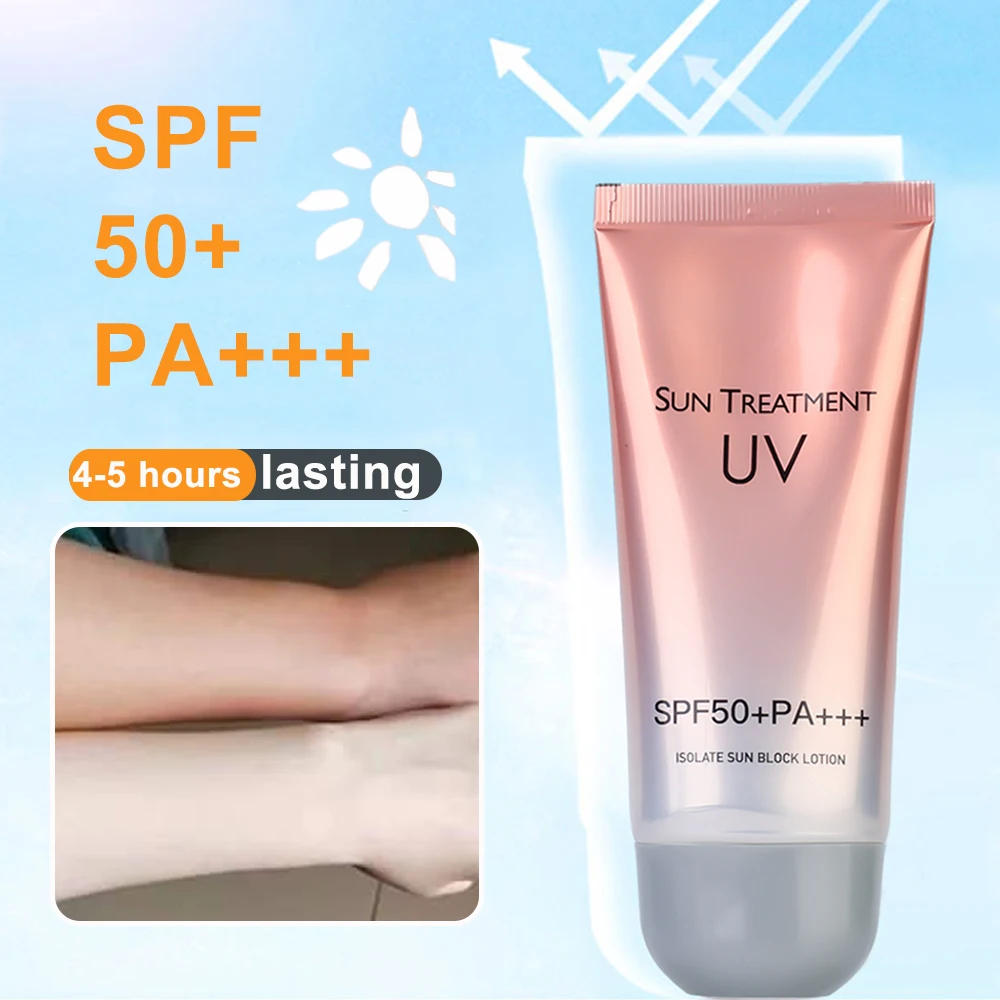 Description Picture 6 of itemLasting Sunscreen Cream Protector Facial Sun Block Spf50 Gel Isolation Lotion Cream Bleaching Creams Face Moisturizer Whitening