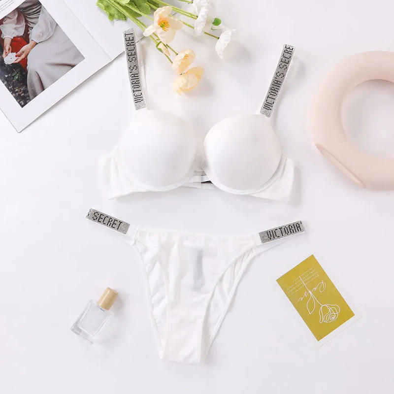 Description Picture 6 of item2024 New Women's Sexy Bra and Panty Set Comfortable Seamless Breathable push up Shapewear Victoria's Secret Lingerie Set