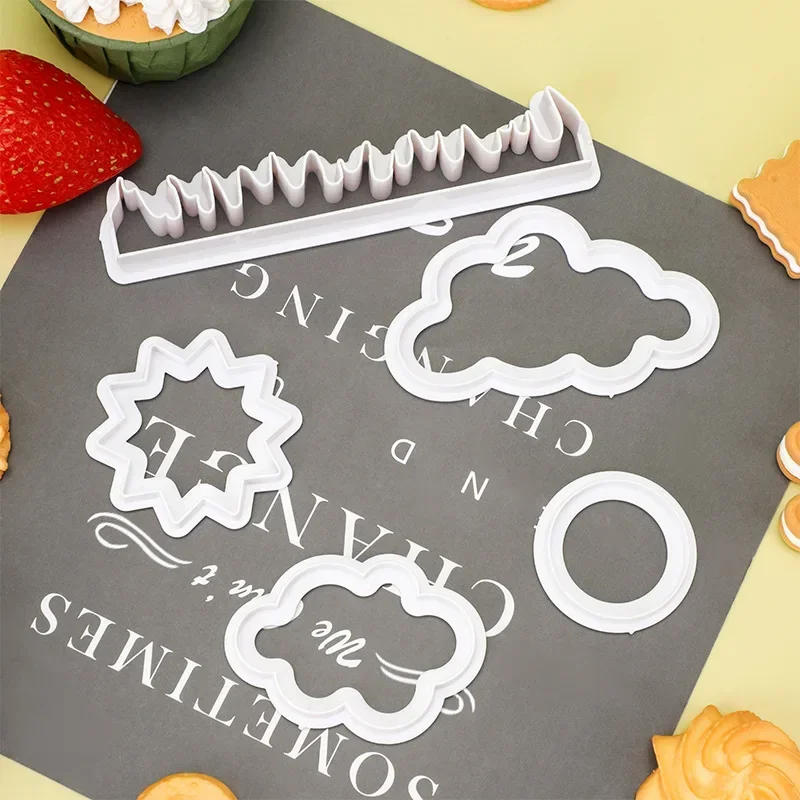 Description Picture 6 of item5Pcs Grass Sun Cloud Cake Cutter Sugar Craft Cookie Mold Fondant Reusable Kitchen Baking Decorating Tools Biscuit Cupcake Pastry
