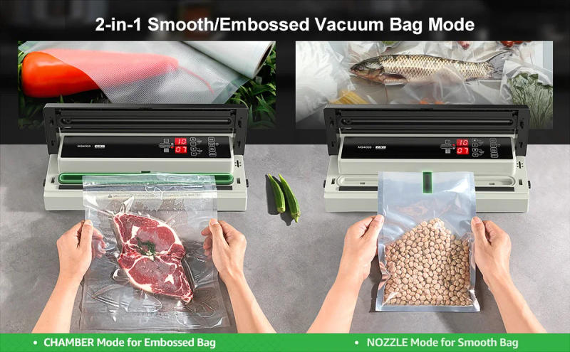 Description Picture 3 of itemMAGIC SEAL MS4005 Commercial Vacuum Sealer Machine Meat Sealer Vacuum Packing Machine Compatible with Mylar Bags Vacuum Packer