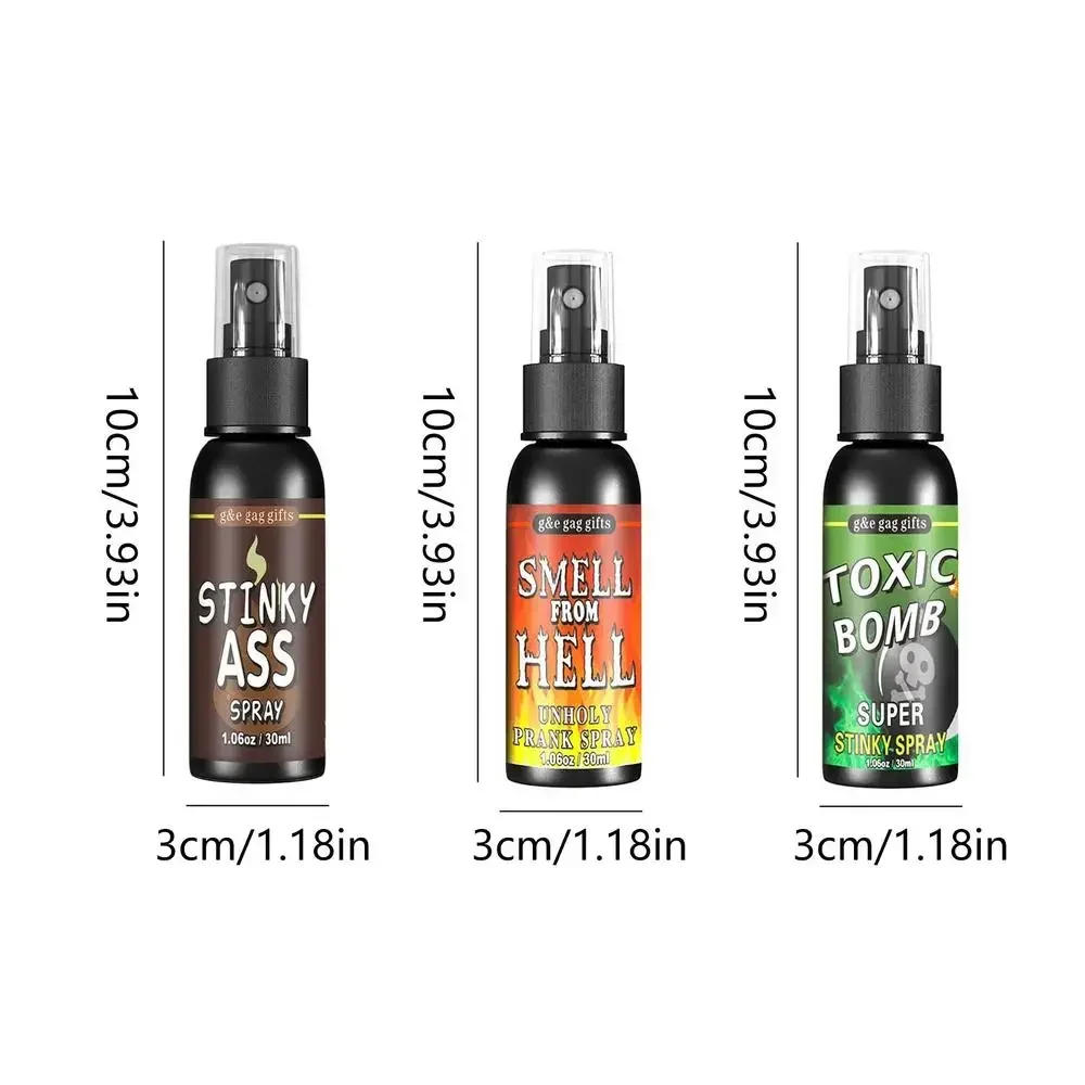 Description Picture 2 of item30ML Liquid Fart Spray Can Stink Bomb Ass-Smelly Stinky Gas Crap Gag Prank Non Toxic Smells Novelties Toy Joke Party Supplies