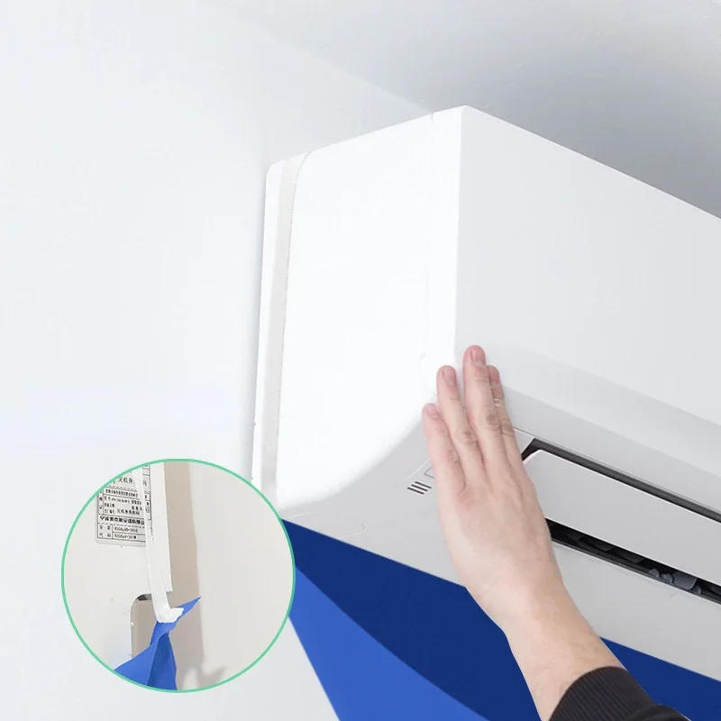 Description Picture 5 of item100cm Thickened Cleaner Air Coditioning Cleaning Cover Bag PVC with Water Pipe Home 1-2P Split Hanging Air Conditioner Tools