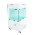 Acrylic Transparent Tool Trolley Beauty Salon Creative Auxiliary Cart Storage Rack Living Room Multi-Layer Storage Trolley