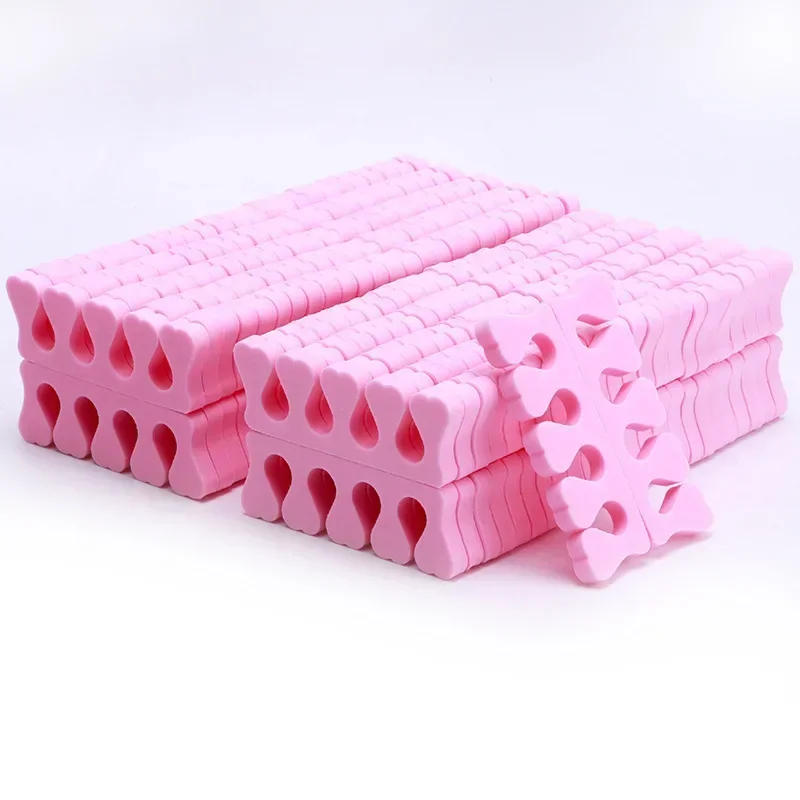 Description Picture 5 of item50pcs Colorful Sponge Finger Toe Separators Nail Polish Feet Care Toe Separators Manicure Pedicure Nail Art Tool Bulk Wholesale