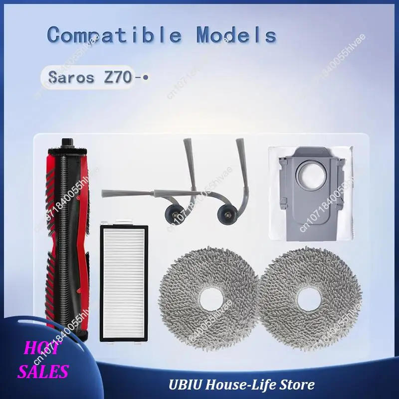 Description Picture 5 of itemReplacement Parts For Roborock Saros Z70 Vacuum Cleaner Main Side Brush HEPA Filters Mop Pads Dust Bags-Best Selling