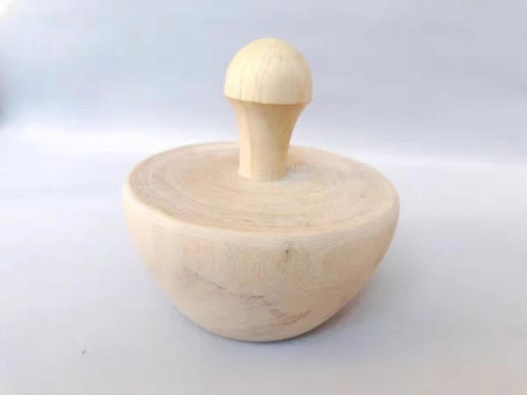 Description Picture 5 of itemPottery Purple Clay Teapot Round Mouth Egg-shaped Tool with Handle Wood Egg DIY Making Ceramic Teapot Round Mouth Auxiliary Tool