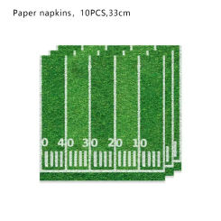 Disney Children's Birthday Party American Football Theme Disposable Tableware Decoration