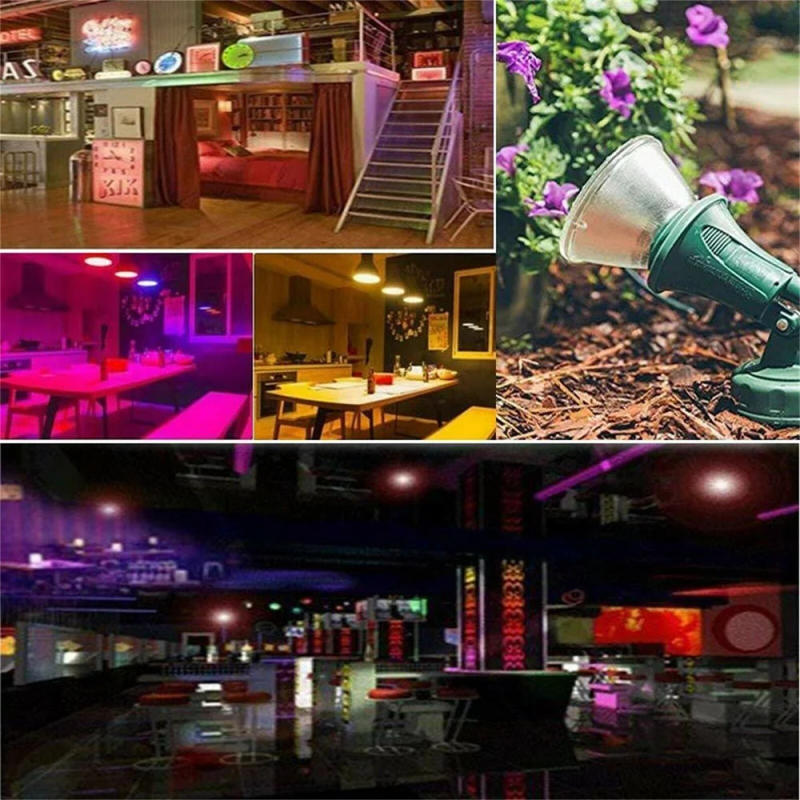 Description Picture 5 of itemMulticolor LED PAR Lamp 15/25W PAR38 PAR30 COD PAR Light Dimmable RGB E27 85-265V LED Spotlight Bulb Flood Lamp Remote Control