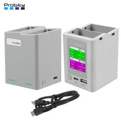 Two-way Digital Display Charging Hub Battery Intelligent Charger for DJI Mini 4 Pro/Mini 3 Pro Charging Butler Power Bank Drone