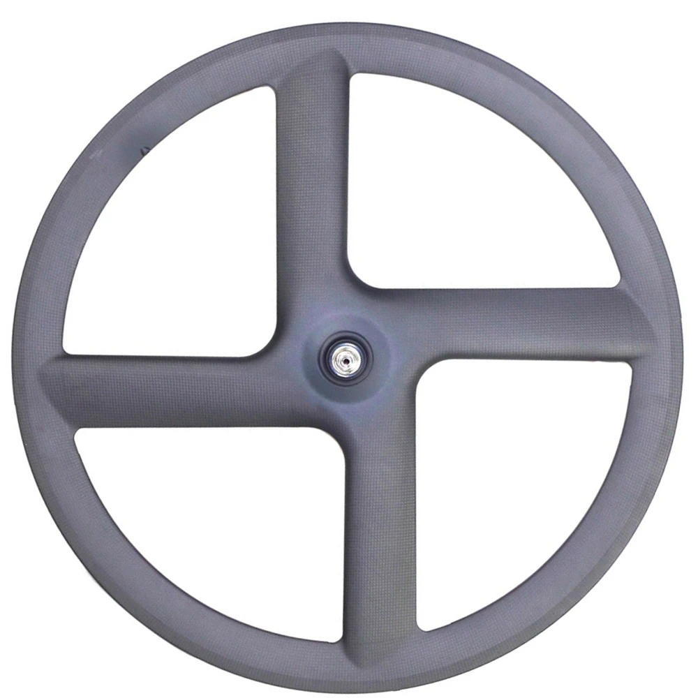 Description Picture 3 of item700c Pro 4 Spoke Road/Track/fixed gear Wheel set Light Fast Best Selling  Surface Wheel Four 23Mm TubularTrack UD 3K 16K