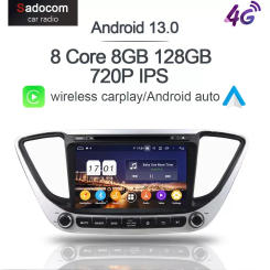 720P PX6 8" DSP IPS Android 13.0 8Core 8GB RAM Car DVD Player GPS Map RDS autoradio car radio hand-free For Hyundai Verna 2017