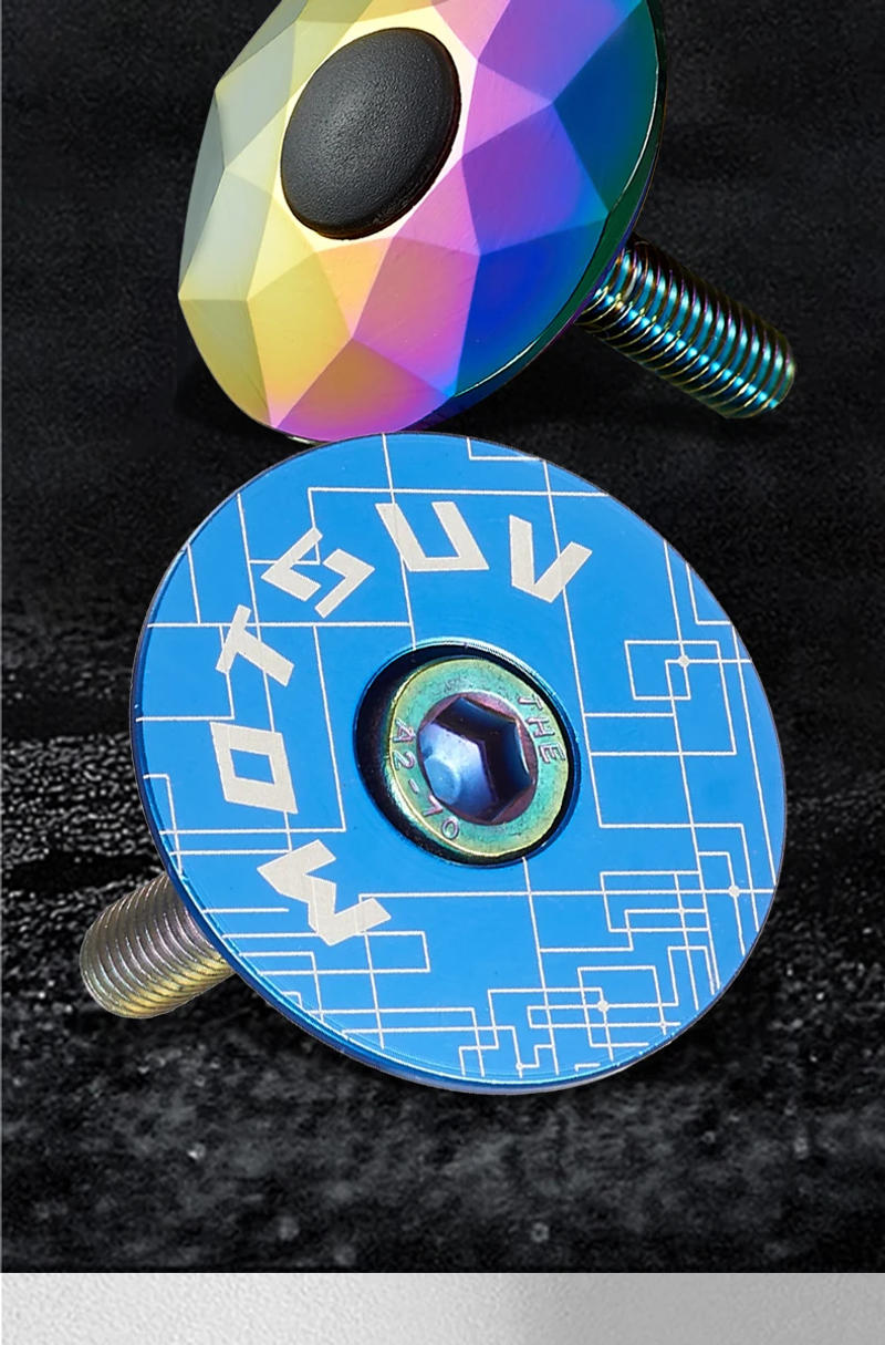 Description Picture 5 of itemMOTSUV Bicycle Bowl Cover MTB Road Bike Alloy Headset Stem Top Cover For 28.6mm Front Fork Pipe Cycling Accessories Bicycle Part