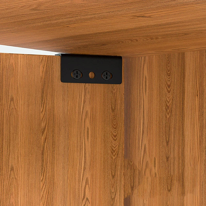 Description Picture 6 of itemHidden Hinge CT Corner Black Double Round Head Plastic Magnetic Door Drawer Cabinet Catch Invisible Door Pivot Hinges