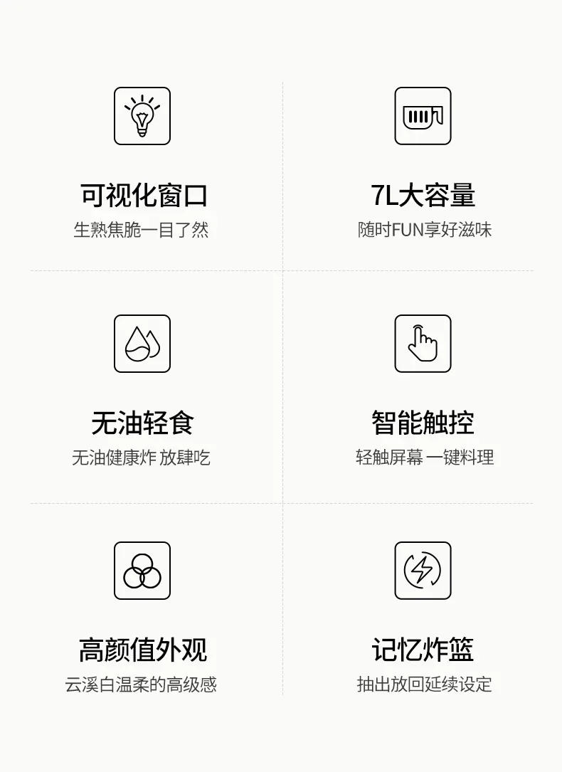 Description Picture 3 of itemAir Fryer New Homehold Visual Large Capacity Intelligent Electric Oven All-in-One Machine Deep Frying Pan Machine