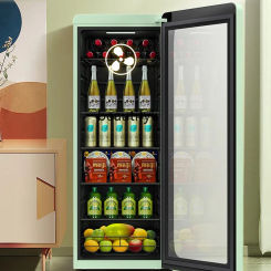 Ice Bar Household Small Refrigerator Tea Wine Drink Office Refrigerated Cabinet