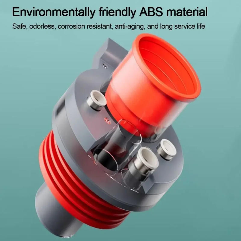 Description Picture 3 of itemAnti Odor Sink Drain Pipe Adapter Sealing Ring 5 in 1 Kitchen Basin Sewer Branch Multifunctional Drainage Water Pipe Joint