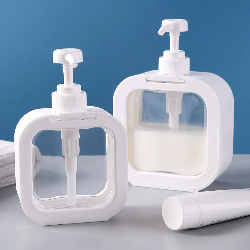 Description Picture 4 of item300/500Ml Kitchen Liquid Soap Dispenser Empty Pump Shampoo Bottle Dish Soap Container Bathroom Shower Gel Laundry Liquid Storage