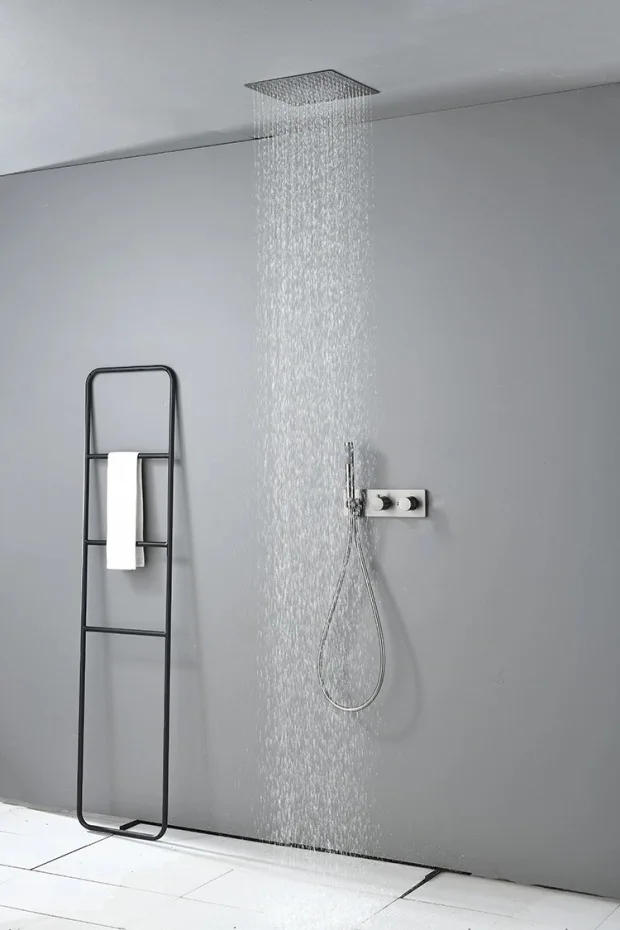 Description Picture 3 of itemBlack Embedded Concealed Ceiling Mounted Shower System with Thermostat Control