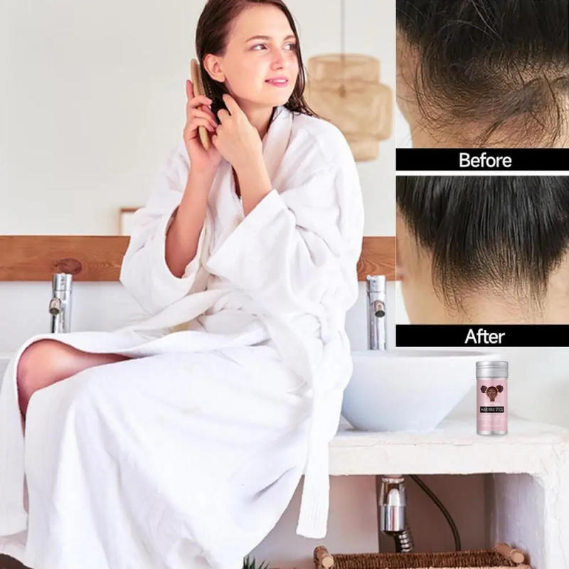 Description Picture 3 of itemLess Greasy Styling Wax Hair Style Wax Portable Non-greasy Styling Wax Stick Hair For Men Adults Fly Away And Edge Frizz Hair