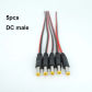 5x DC male