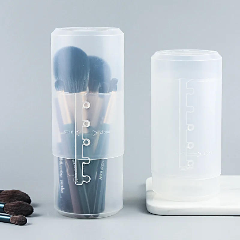 Description Picture 4 of item1 Pcs Adjustable Nail Brushes Pens Organizer Nail Art Supplies Large Capacity Portable Tools Holder Storage Case