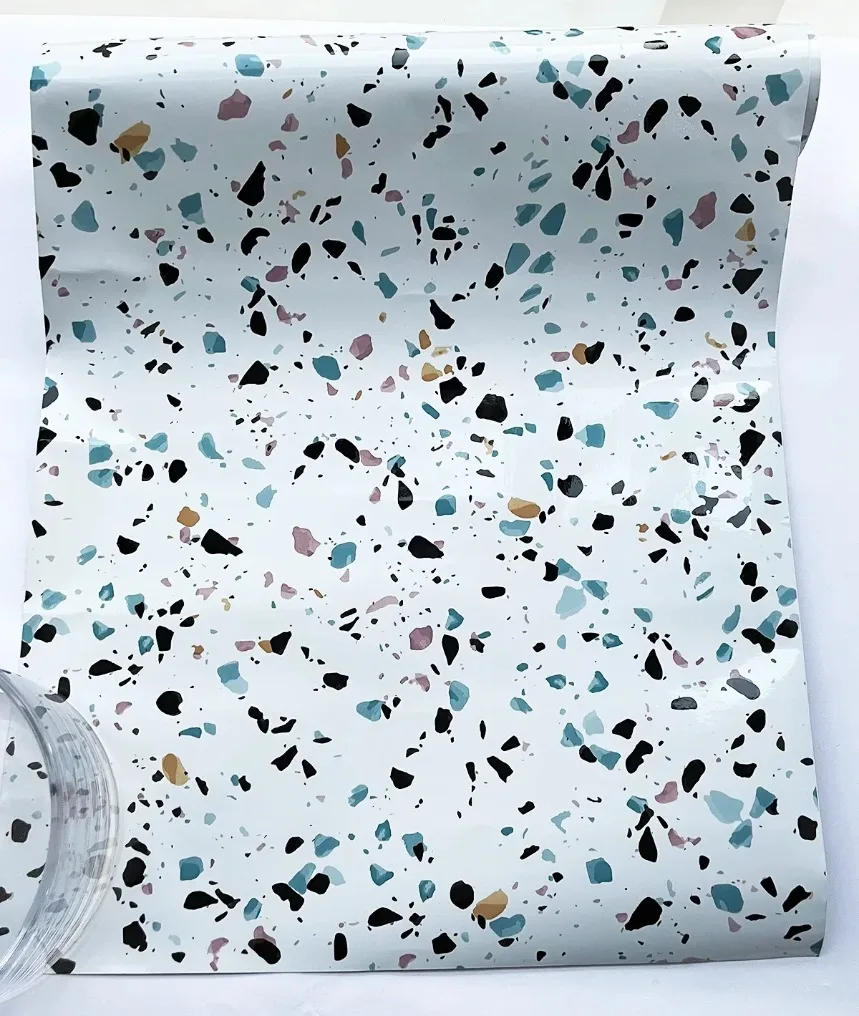 Description Picture 4 of itemModern Marble Waterproof Wallpaper for Dining Room Bathroom Decor Kitchen Foil Self Adhesive Oil Proof Stickers Clings Removable