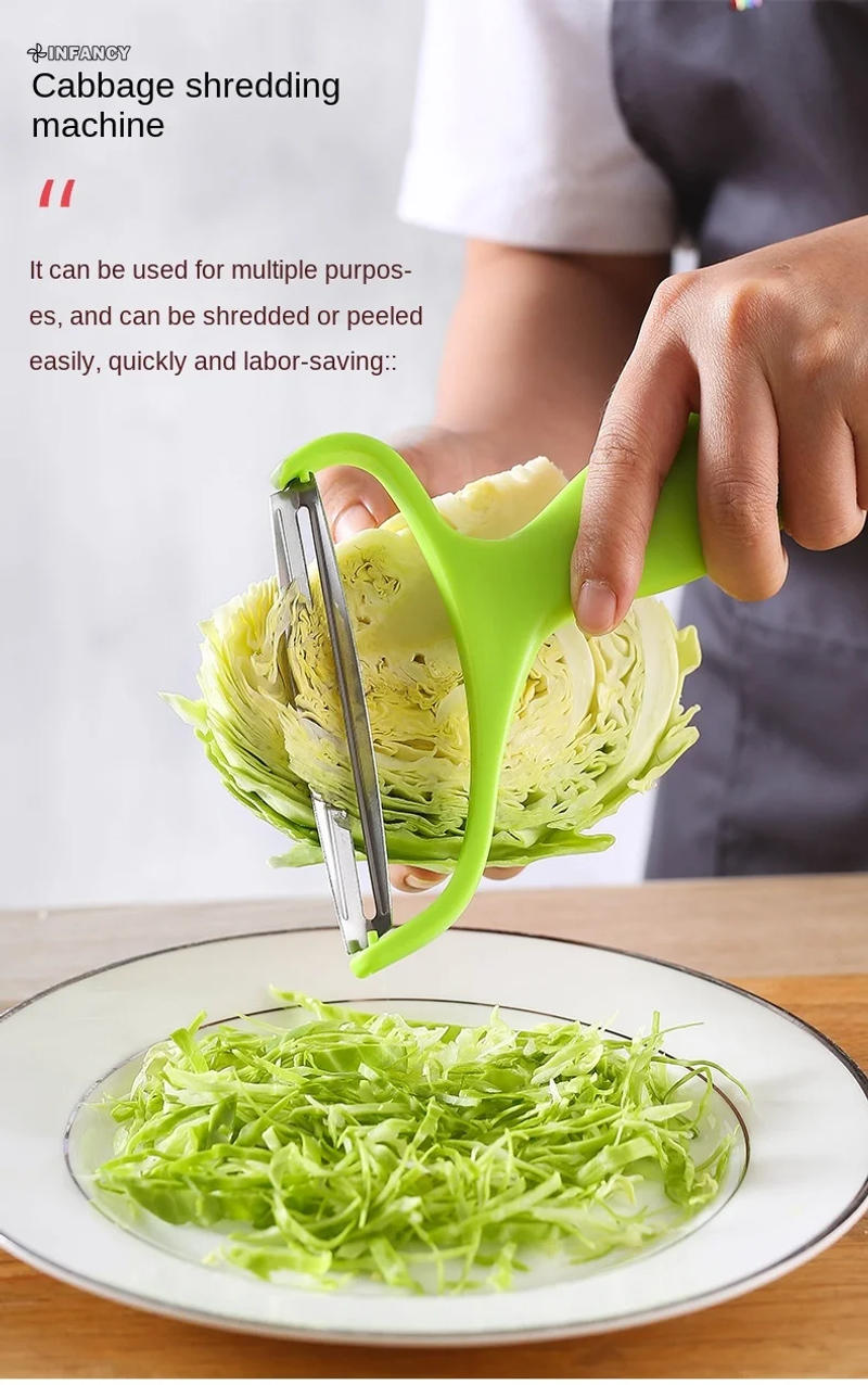 Description Picture 3 of itemVegetable Cutter Cabbage Slicer Vegetables Graters Cabbage Shredder Fruit Peeler Knife Potato Zesters Cutter Kitchen Gadgets