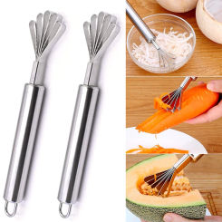 Stainless Steel Coconut Meat Slicer Household Coconut Grater Fish Scale Planed Vegetable Fish Scale Scraper Kitchen Supplies