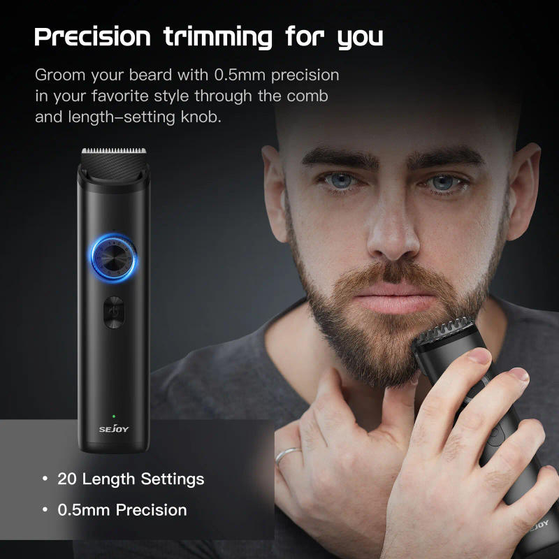 Description Picture 6 of itemSejoy Professional Hair Clippers rechargeable Cordless Electric Hair Trimmer For Men Cutting Machine Wireless Barber Trimmer