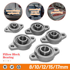 1Pc KFL001 KFL003 KFL08 Pillow Block Bearing Thrust Bearing Zinc Alloy Mounted Block Cast Housing Insert Linear Bearing Shaft