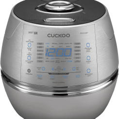 Electric Induction Heating Rice Pressure Cooker 10 Cup Full Stainless Steel Interior with Non-Stick Coating-3-Language Vo