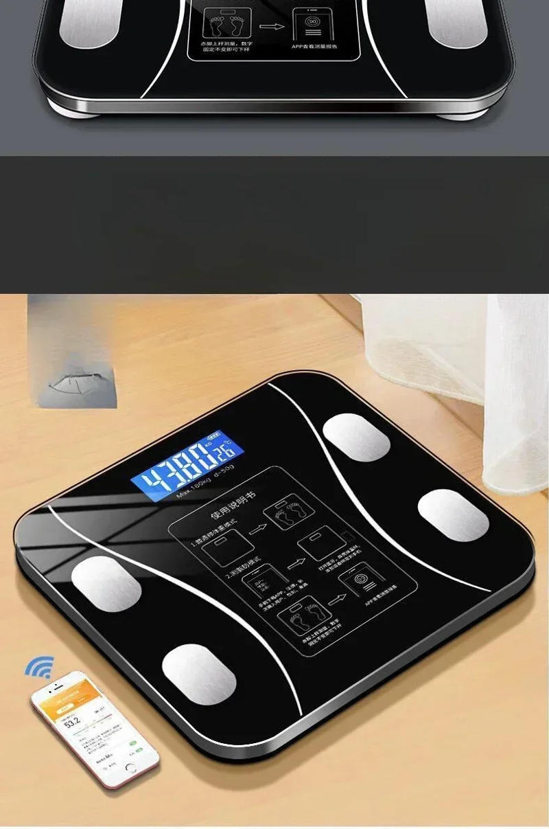 Description Picture 5 of itemSpecial electronic scale for body management and fat loss, smart mode, Bluetooth body fat scale, home weight scale, ultra-precis