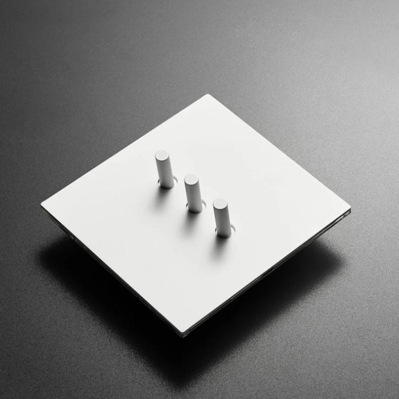 Description Picture 2 of itemAvoir Matte White Wall Light Switch Electrical Sockets Toggle Switch Momentary Retro Lever Usb Wall Sockets And Switches Dimmer