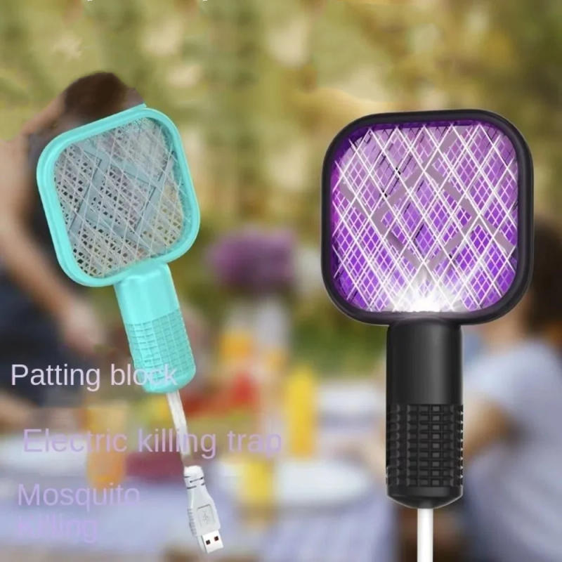 Description Picture 4 of itemElectric Mosquito Swatter Mini Insect Racket UV Light Electric Shock Summer Fly Swatters Outdoor Fly Bug Zapper