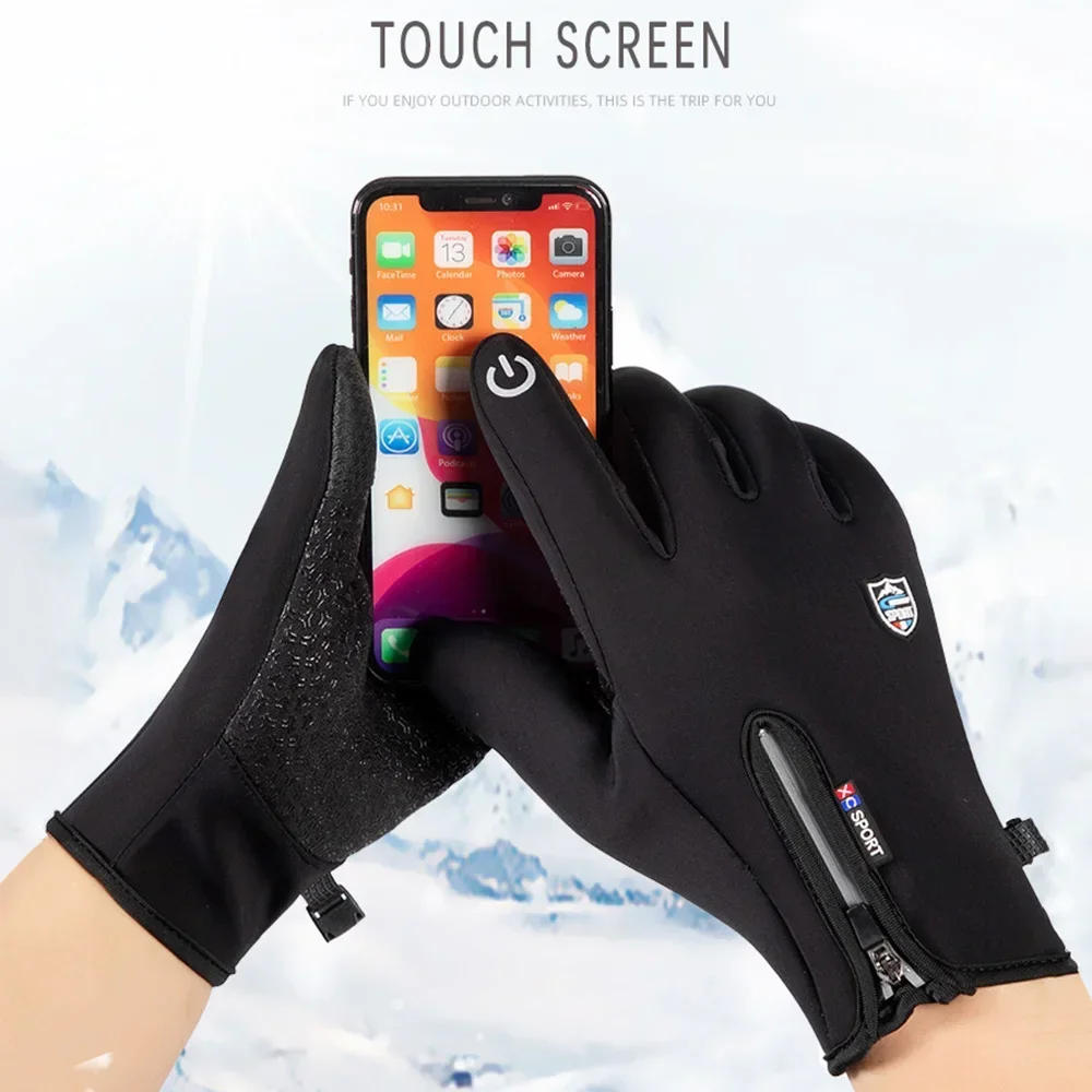 Description Picture 5 of itemWinter Thermal  Gloves for Men Women,Waterproof Windproof Non-Slip Touch Screen Gloves for Outdoor Running, Cycling, Driving