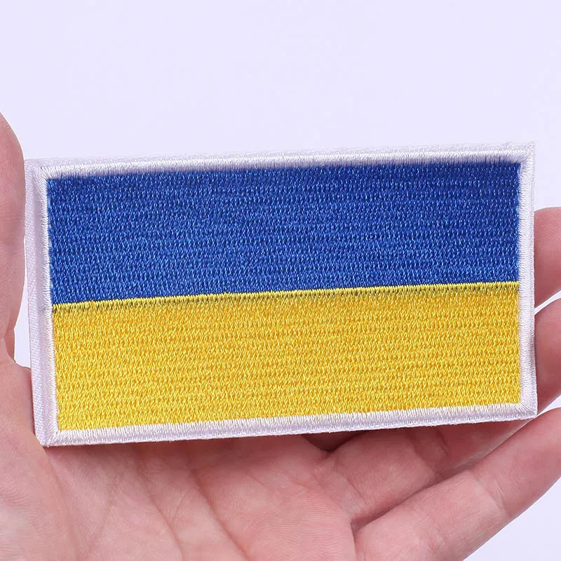 Description Picture 5 of itemIron on Ukraine Flag Embroidery Patch Ukrainian National Emblem Patches on Clothes Diy Thermoadhesive Stickers Shoulder Badges