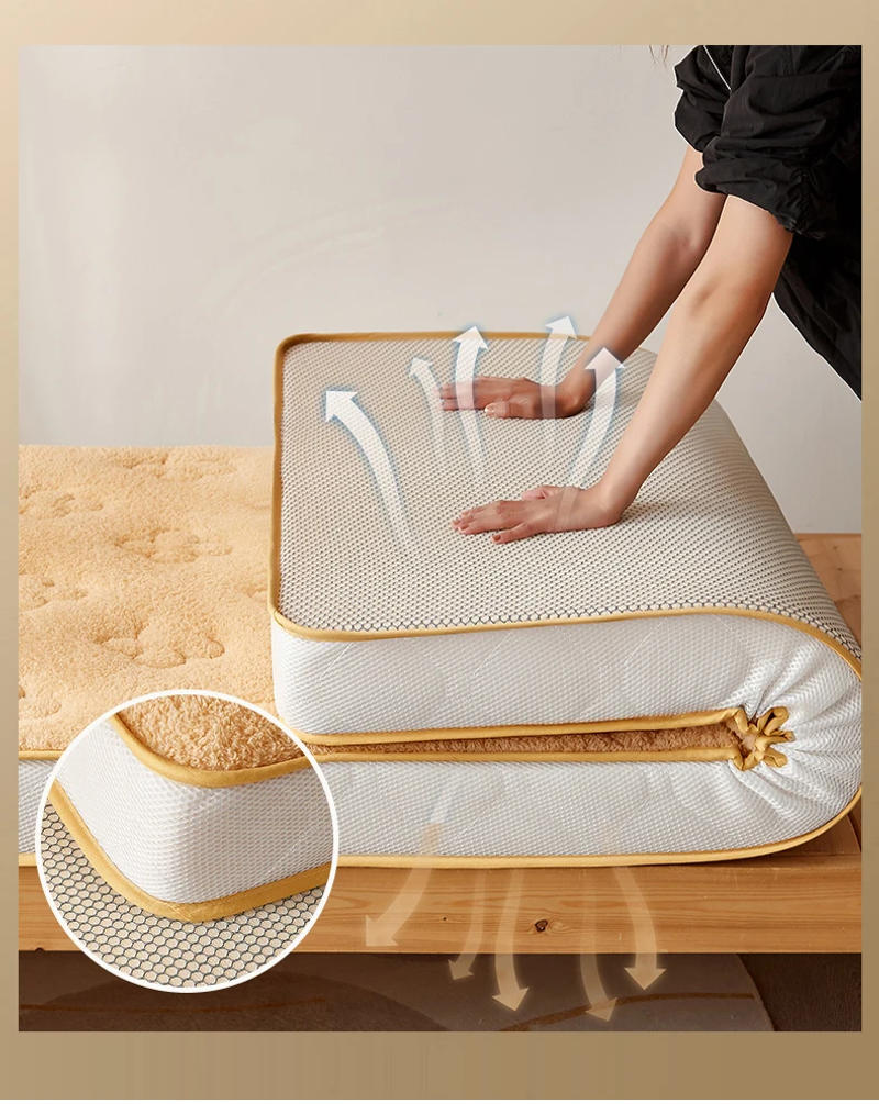 Description Picture 5 of itemHome mattress soft pad double bed tatami mat mat children's mattress thickened winter warm student dormitory