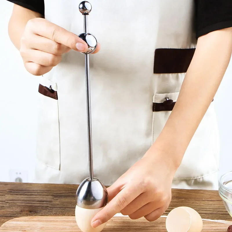 Description Picture 2 of itemKitchen Tool Stainless Steel Egg Cracker, Snipper, Scissor, Clipper, Opener, Cutter for Boiled and Cooked Eggs