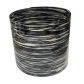 Black Beige Stripe