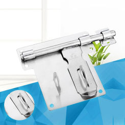 Stainless Steel Door Latch Sliding Lock Bolt Latch Hasp Staple Gate Safety Lock Security Door Bolt Heavy Duty Catch Lock