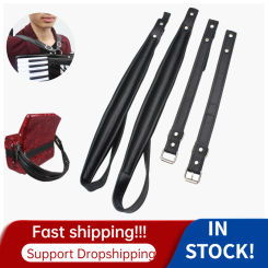 2Pcs/Pair Adjustable Accordion Shoulder Straps Belt Artificial Leather Four Colors Light and Fashionable