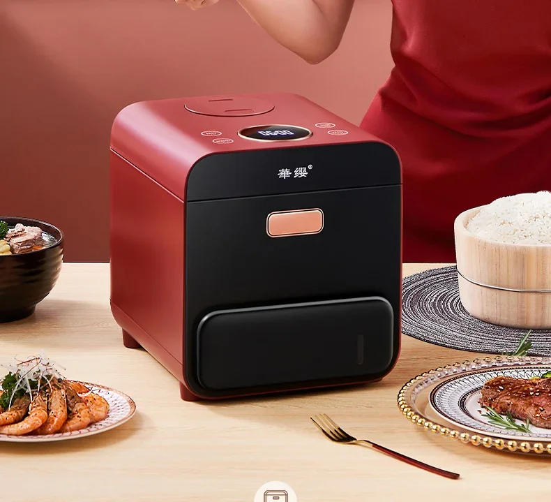 Description Picture 6 of itemLow-sugar rice cooker 0 coated household cooking rice soup separation wooden bucket multi-functional rice cooker