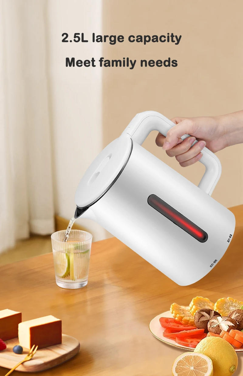 Description Picture 5 of itemDMWD 2.5L Electric Kettle Fast Hot Boiling Stainless Steel Tea Coffee Teapot With Keep-Warm Function Instant Heating Water Pot