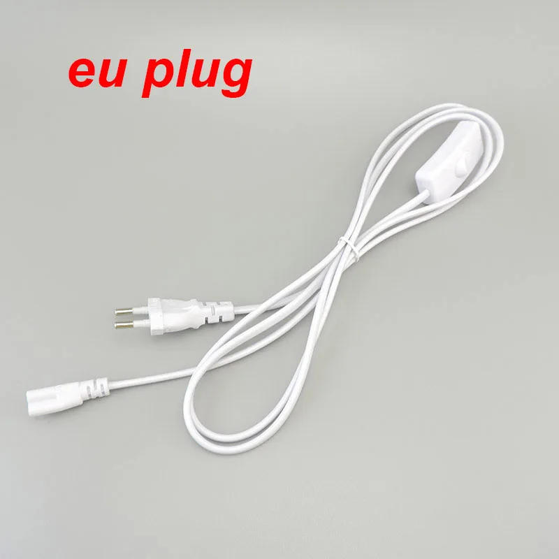 Description Picture 4 of item2pin 3pin hole ON/OFF Switch Cable T5 light Tube Power supply Charging Connection extension Wire Connector cord EU US Plug