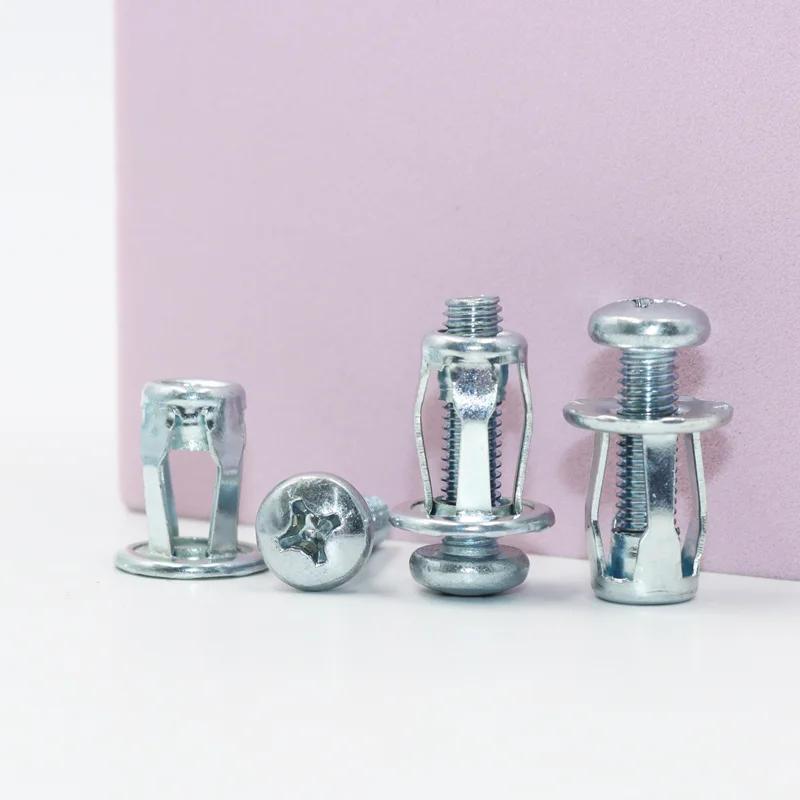 Description Picture 6 of itemup to 50p Jack Nuts Screw Petal Screw Anchor Petal Expansion Plug for Curtain Expansion Clamp Petal Rivet Lock License Jack Nut