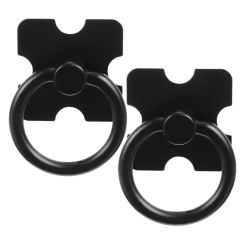 Kitchen Cabinet Handles Cabinets Black Door Knobs Dresser Drawer Vintage Zinc Alloy
