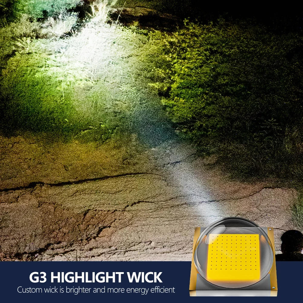 Description Picture 4 of itemMini Torch High Power LED Flashlight USB Rechargeable Flash Lamp Portable Outdoor Camping Hunting Waterproof Tactical Flashlight