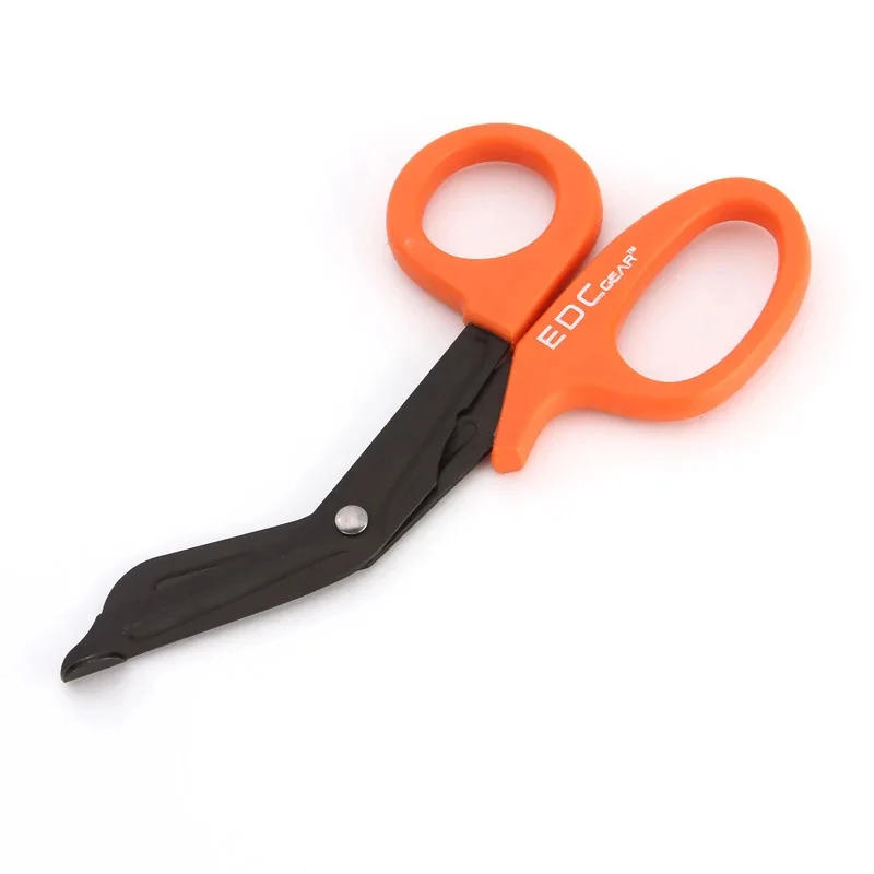 Description Picture 6 of item2024 Survive Rescue Scissor Trauma Gauze Cutter Emergency First Aid Shear Outdoor Paramedic Bandage Medical Scissors Tool