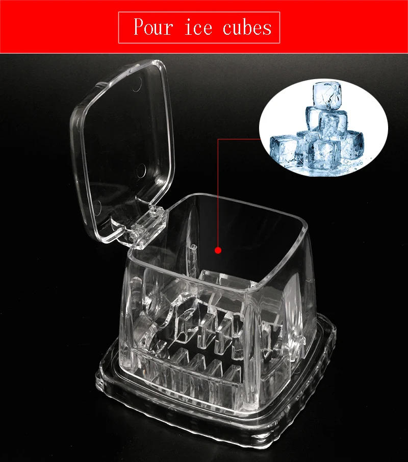 Description Picture 4 of itemMultifunctional Manual Ice Crusher Mini Ice Shaver Chopper 1.25L Manual Snow Cone Smoothie Maker Ice Block Breaking Ice Machine